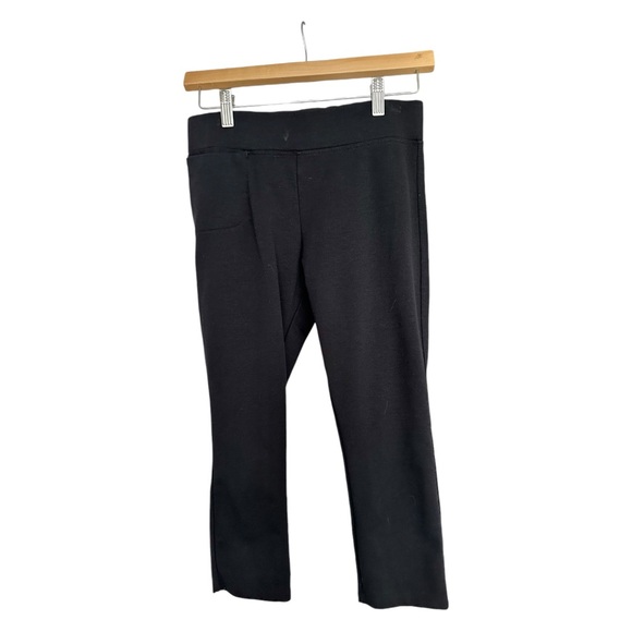 American Giant Leggings Crop Ponte Black Small Front Pocket 21.5" Inseam Size 4 - Picture 11 of 12
